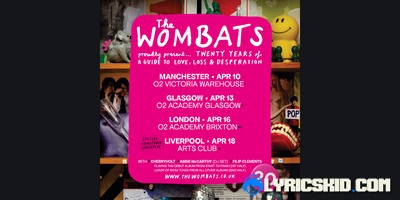 the wombats plan a two-part show for their debut album’s 20th anniversary