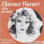 Florence Warner Jones Lyrics